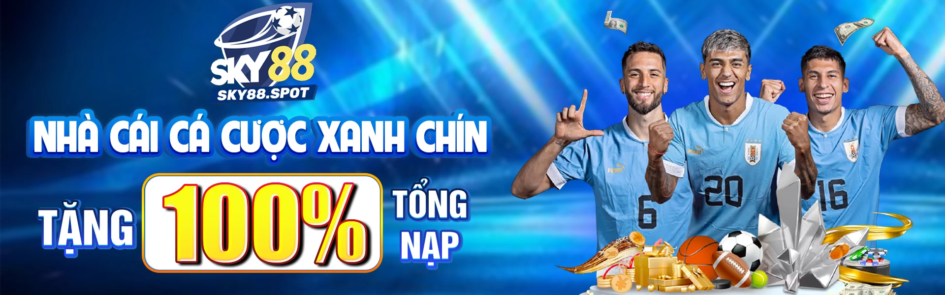 Banner nhà cái Sky88