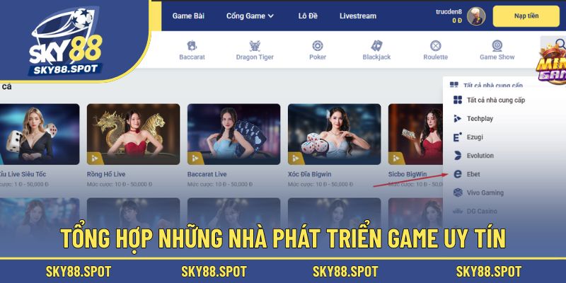 Khám phá các đơn vị cung cấp trò chơi chất lượng