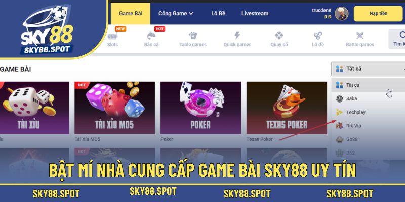Đơn vị phát triển game bài đáng tin tưởng