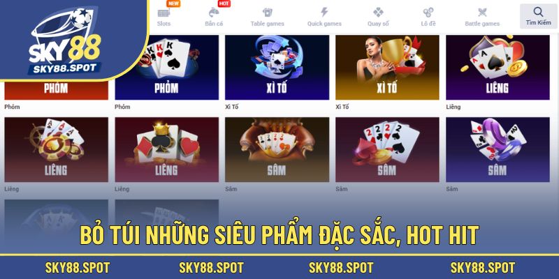 Tổng hợp sản phẩm nổi bật, hấp dẫn