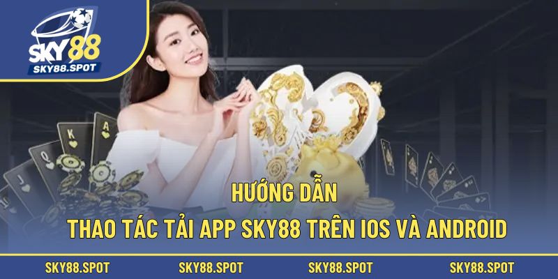 Hướng dẫn thao tác tải app SKY88 trên iOS và Android