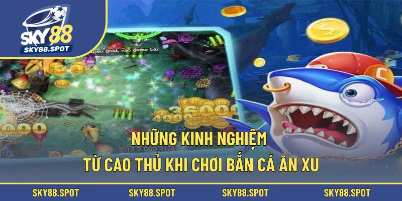 Những kinh nghiệm từ cao thủ khi chơi bắn cá ăn xu