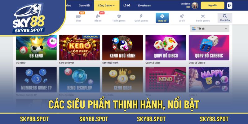 Sản phẩm hot, tiêu biểu và hấp dẫn